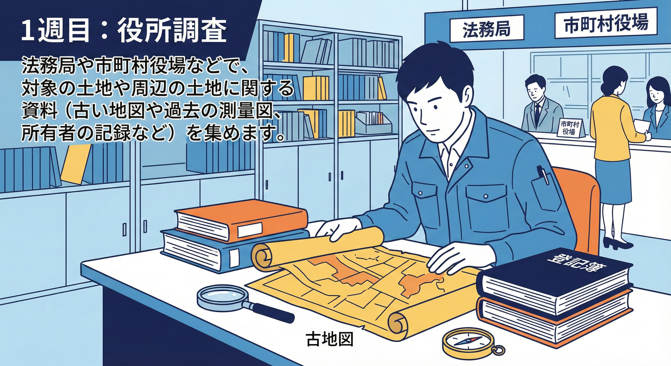 役所調査のイメージ